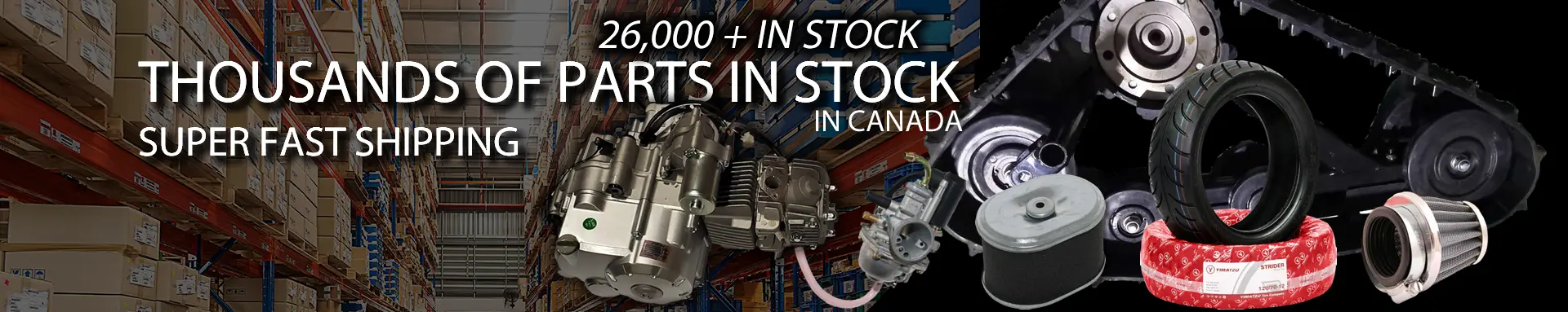 We have Thousands of parts in stock in Canada