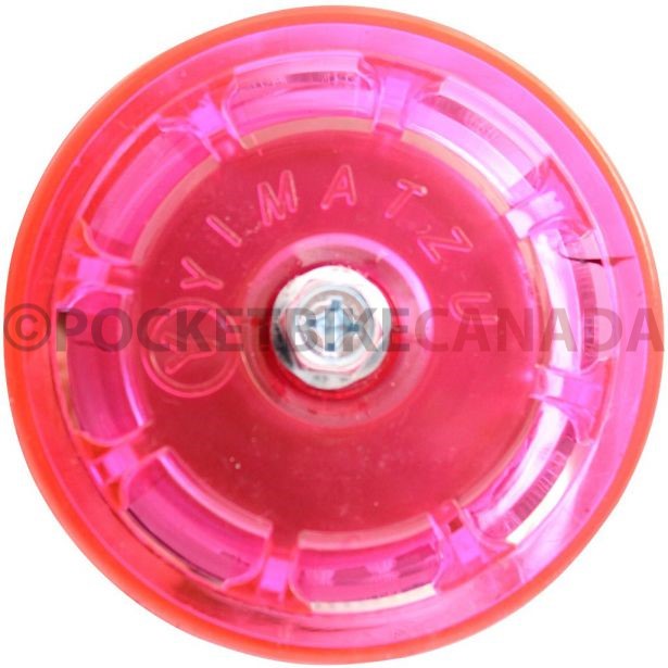 Air Filter - 38mm to 40mm, Conical, Waterproof, Angled, Yimatzu Brand, Red - 60A1362RD - PBC82F1
