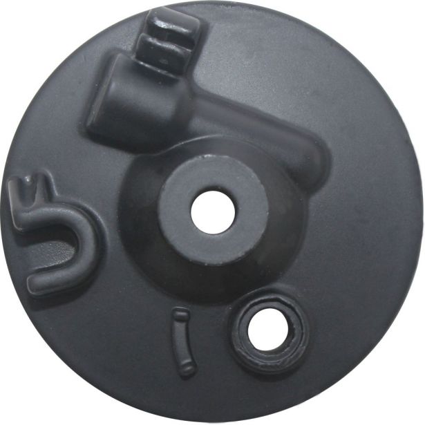 Brake Hub - Drum Brake Backing Plate, Yamaha PW50, Front - 90A5300 - PBC719F1