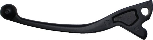 Brake Lever - Left Hand, Aluminum, Black, Honda - LVR3330BK - PBC2966F1