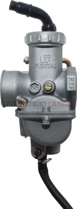 Carburetor - 20mm, Manual Choke, Aluminum, Bent Head - TAOTAO 125CC ATA125 - 80P4175 - PBC1023F1