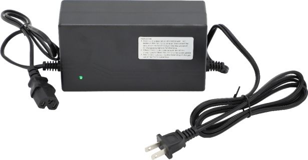 Charger - 48V, 2A, C13 Plug with Universal T-Prong, Reverse Polarity - CHG4820TR - PBC1547EF1