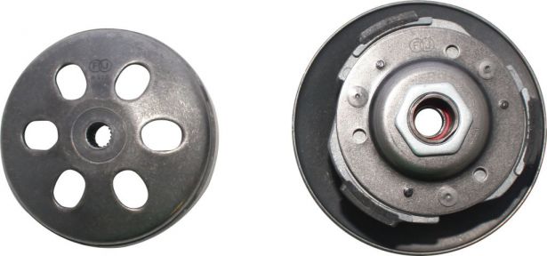 Clutch - Drive Pulley with Clutch Bell, GY6, 150cc, 19 Spline - 30A3713 - PBC1269F1