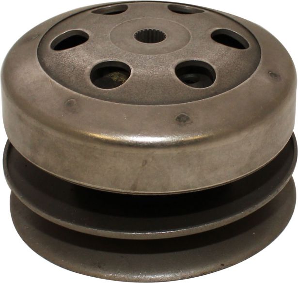 Clutch - Drive Pulley with Clutch Bell, GY6, 50cc, 22 Spline - 30A3700 - PBC1312F1
