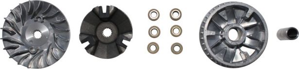 Clutch - Variator, Yamaha, 125cc, 15 Spline - 30A3608 - PBC1271F1