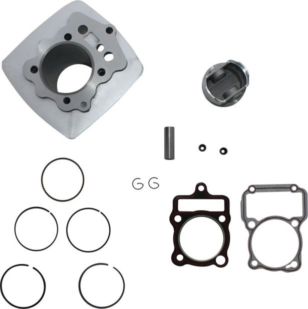 Cylinder Block Assembly - Big Bore, 200cc to 250cc, 65.5mm, 14pc - 20A8910 - PBC1741F1