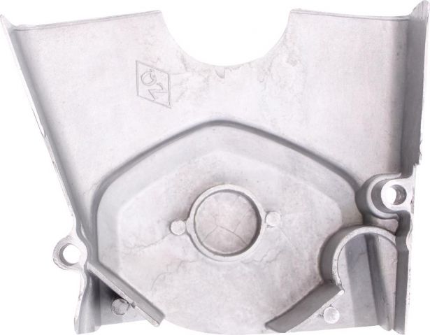 Engine Cover - 50cc to 160cc, Automatic, Left Back, Chrome - 70D2135CR - PBC1521F1