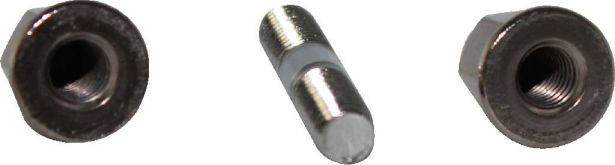 Exhaust Stud and Cap Nut - 6mm set (4pcs) - HWN9906 - PBC2902F1