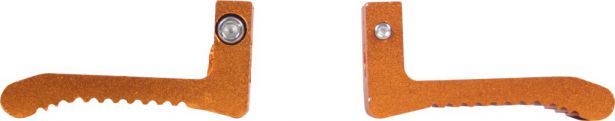 Foot Pegs - Gold, Dirt Bike, CNC, (2 pc set) - 40D5030GD - PBC489F1