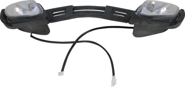 Front Bumper & Headlights - 125cc to 250cc ATV, Utility Style, Two Head Lights - 70A7450 - PBC3146F1