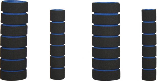 Hand Grips - Foam, Blue, 4pc Set - 70D1700BU - PBC2754F1