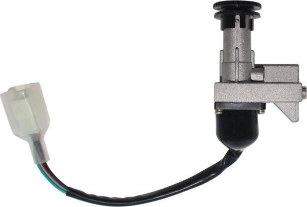 Ignition Key Switch - 4 pin Male, Metal, Steering Lock - 10A4274 - PBC2015F1