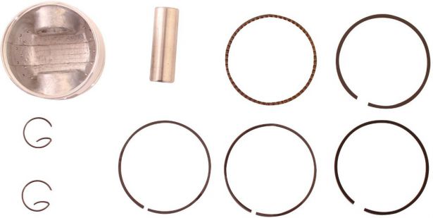 Piston and Ring Set - 125cc, 52.4mm, 14mm (9pcs) - 30A8155 - PBC1552F1