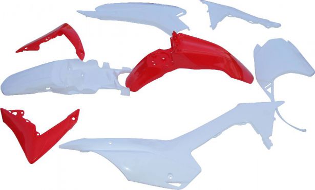 Plastic Set - CRF110, Dirt Bike (8 pcs) - 70D7180 - PBC525F1