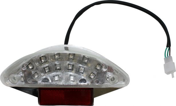 Rear Light - 150cc to 250cc ATV, Racing Style, LED - 70A7118 - PBC3127F1