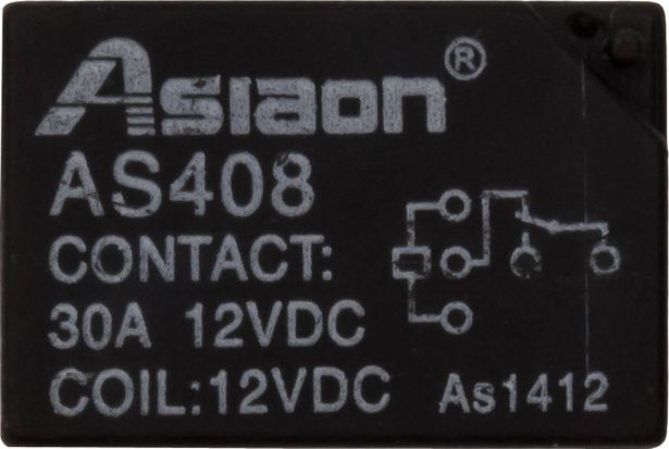 Relay - 4WD Relay, 150cc to 600cc, ATV, 300cc, 2x4, 4x4 and 4x4 IRS, AS408 - 10A1130 - PBC2422F1