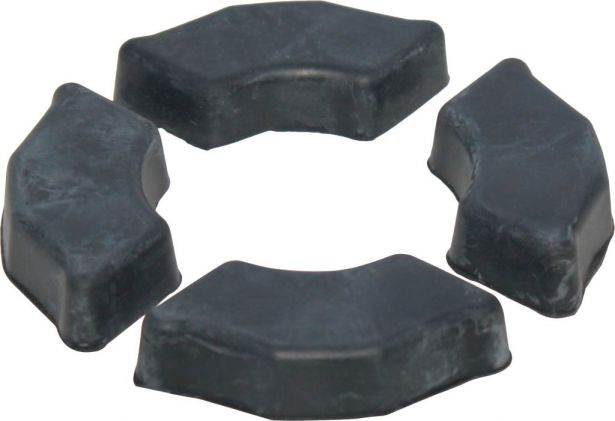 Rubber Shoes - Dampening Sprocket Shoes (4pcs) - 20A1146 - PBC3252F1