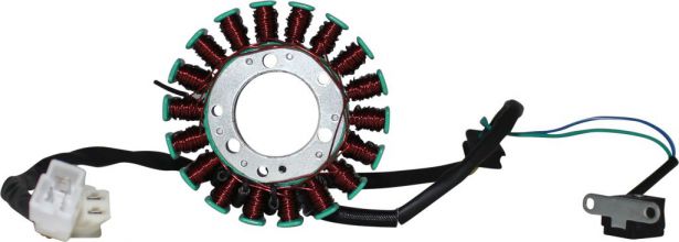 Stator - Magneto Coil, 18G, 5 Wire - 30A9387 - PBC1985F1