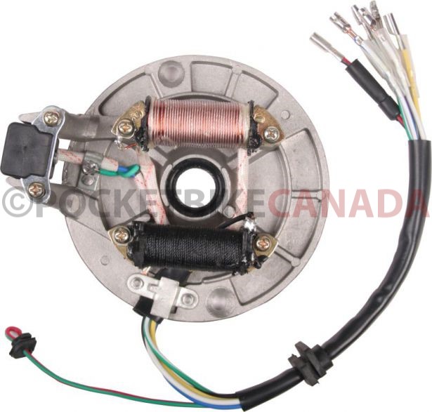 Stator - Magneto Coil, 50cc to 150cc, 6 Wire - 30A9000 - PBC2280F1