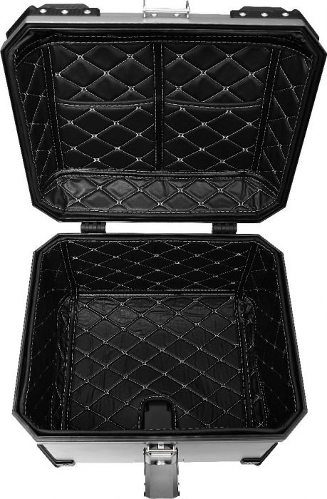 Tail_Storage_Box_ _45L_Silver_Motorcycle__Scooter_Trunk_PHX_Gen2_Quick_Release_Dual_Backrest_Corner_Reflectors_2