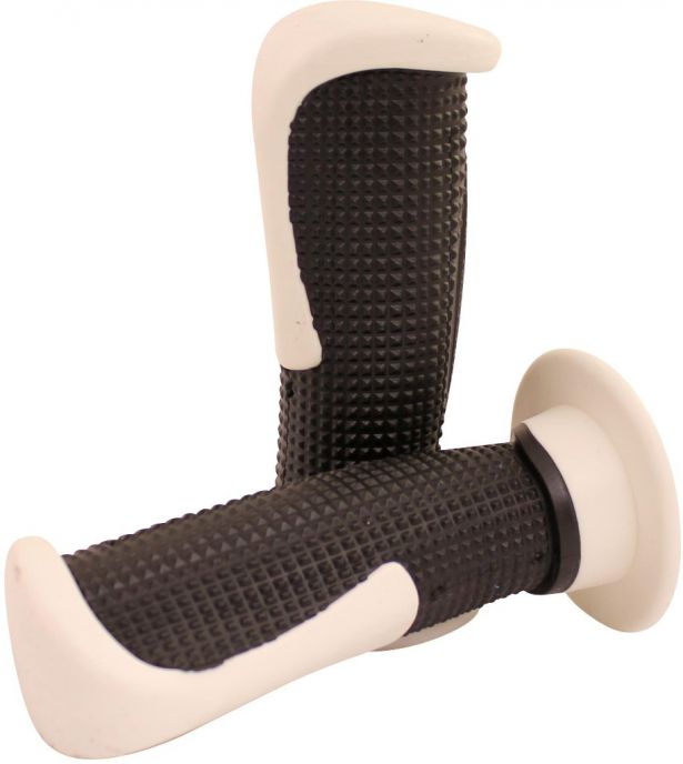 Throttle Grips - Tapered, White - 70D1845WT - PBC2787F1