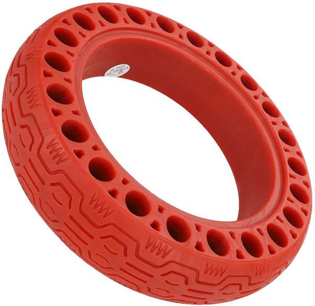Tire - 10x2.5, 60/70-6.5, Circular Honeycomb, Solid, Green, G30 - PBC40K10F1