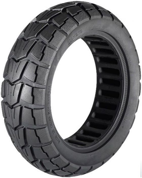 Tire - 10x2.75, Line Honeycomb, Solid, Offroad Tread, Rim Groove Width 53mm - PBC40K1F1