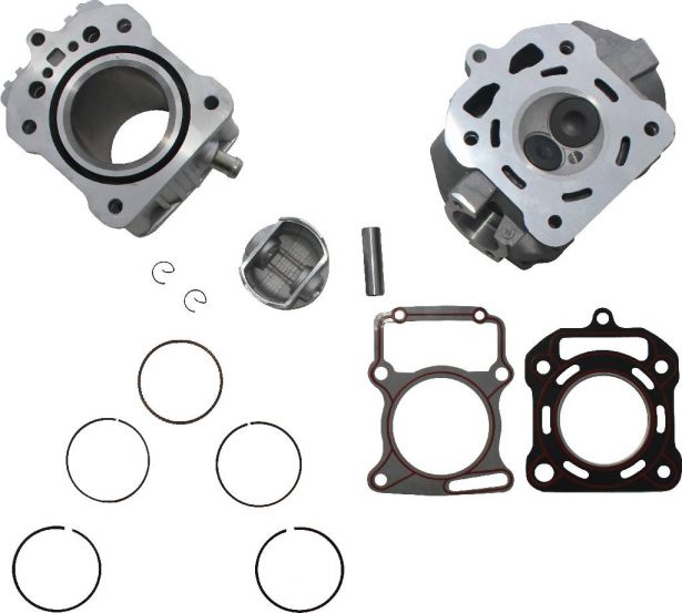 Top End Assembly - 250cc, Liquid Cooled, Complete Top End Assembly - 20A8075 - PBC1606F1