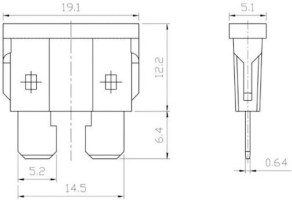 ATO Fuse - 30A, Green (10pcs) - 60A9218 - PBC2367F1