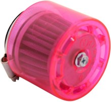 Air Filter - 41mm to 43mm, Conical, Waterproof, Straight, Yimatzu Brand, Red - 60A1370RD - PBC92F1