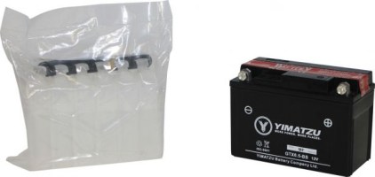 Battery - GTX6.5L-BS Yimatzu, AGM, Maintenance Free - PBCBATMF12F1
