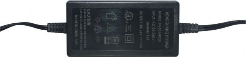 Charger - 24V, 1.2A, 3-Pin Inline Plug (Female DIN) - CHG2412FS - PBC1920F1