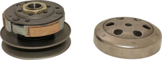Clutch - Drive Pulley with Clutch Bell, GY6, 50cc, 22 Spline - 30A3700 - PBC1312F1