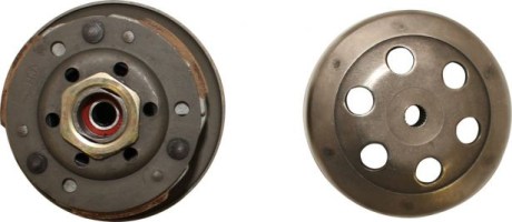 Clutch - Drive Pulley with Clutch Bell, GY6, 50cc, 22 Spline - 30A3700 - PBC1312F1