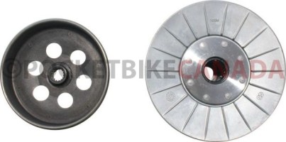 Clutch - Drive Pulley with Clutch Bell, Yamaha, Majesty 250, 16 Spline - 30A3714 - PBC1278F1