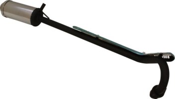 Exhaust Tube and Muffler - Exhaust Pipe and Muffler, Exhaust Manifold, 50cc to 155cc, Dirt Bike - 70A5810BK - PBC2461F1