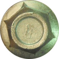 Flange Bolt, Hexagon Head, 10-25 (2pcs) 10mm Diameter, 25mm Length - HWB0025-10 - PBC406F1