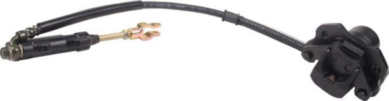 Foot/Rear Brake Lever and Caliper Assembly, 61cm Line - 90A4225 - PBC739F1