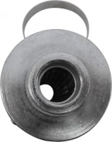 Muffler - Performance CNC, With Mounting Bracket, Chrome - PBCMFL50F1
