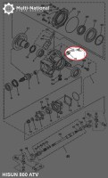 Speed Sensor - Hisun, 800cc, ATV/UTV - 10A3280 - PBC2338F1