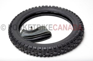 2.50-14 4 PR FengYuan & 2.50-14 Locking Stem Inner Tube for DirtBike - G2060020
