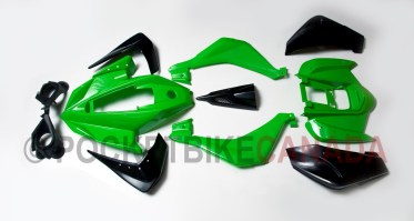 Lime Plastic Fender Body Kit for 110cc, T1 Rebel, ATV Quad 4 Stroke - G1020032