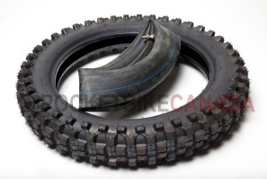 90/100-14 YuanXing DOT Tire & 2.75/3.00-14 Locking Stem Inner Tube for DirtBike - G2070014-2