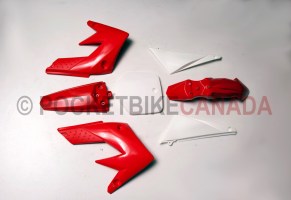 Red Body Kit for 140cc, X33, Dirt Bike Motorcycle, 4 Cycle - G2070045